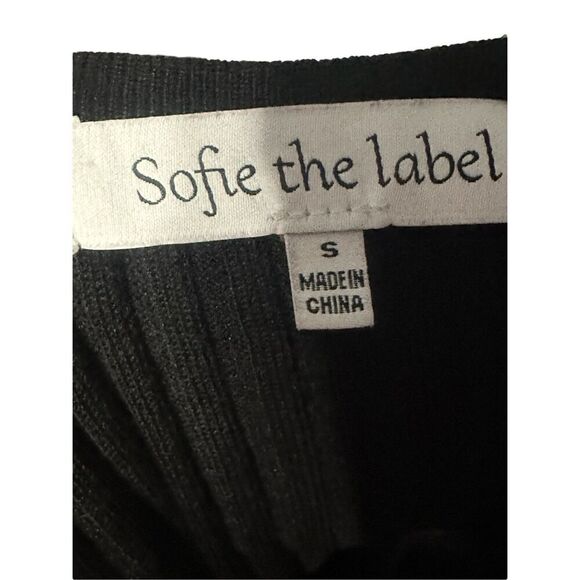 NEW WITHOUT TAGS Sofia the label Black Gothic SOFT and MINI Dress SUPER STRETCHY - Picture 4 of 6